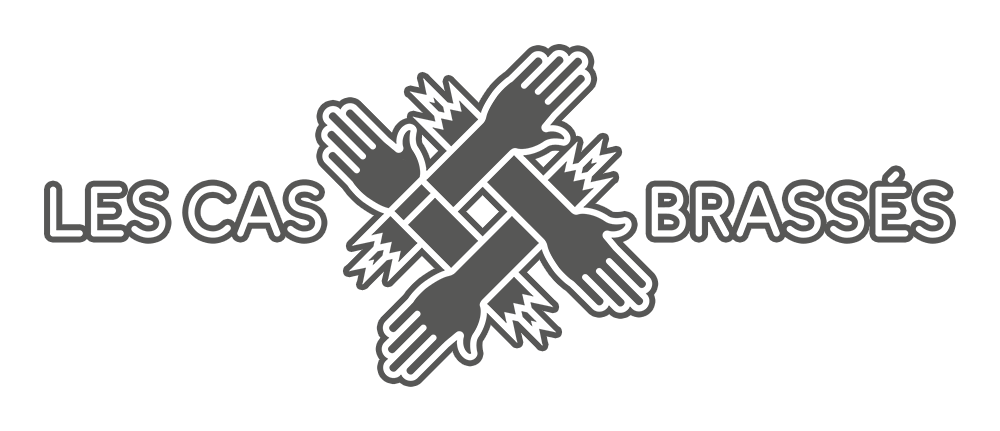 Logo blanc des Cas Brassés